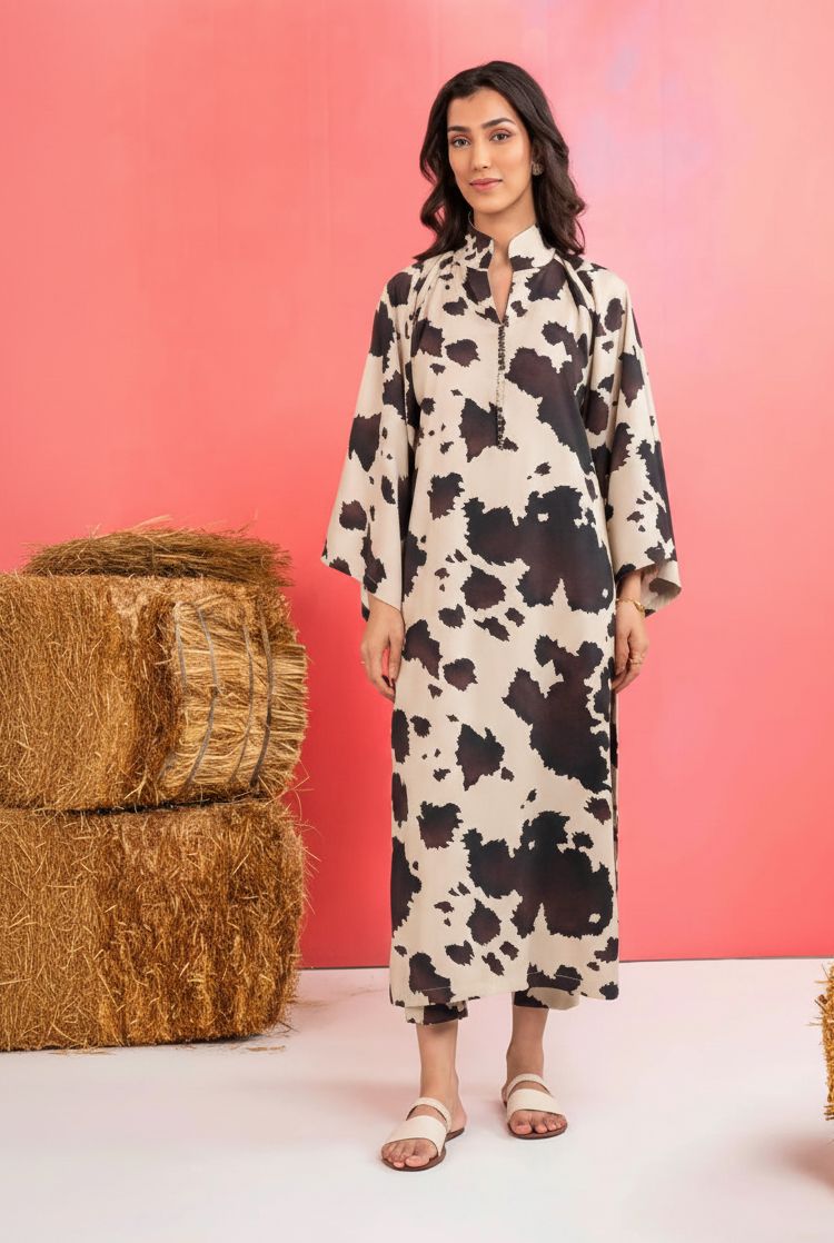 Co-Ord Set Ladies Unstitched 2 PC - #027