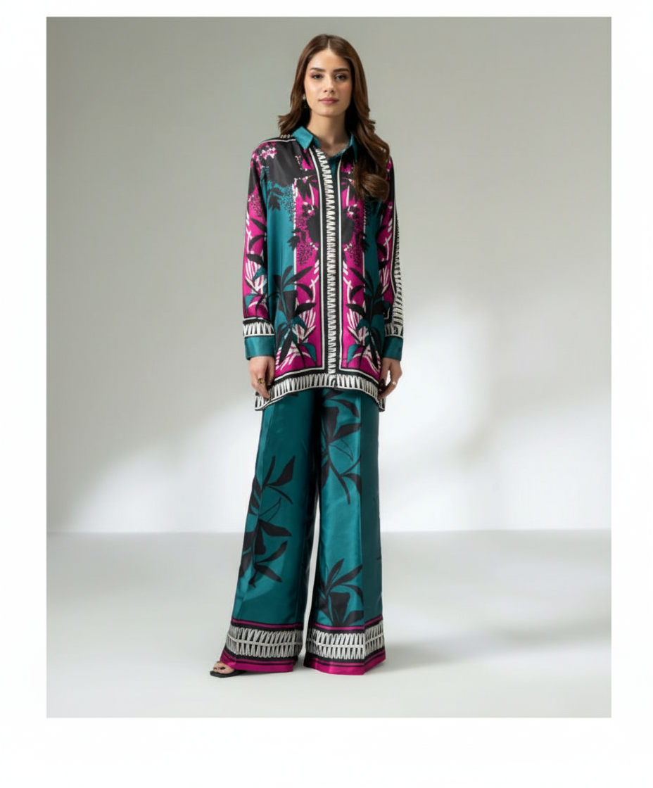 Co-Ord Set Ladies Unstitched 2 PC - #047