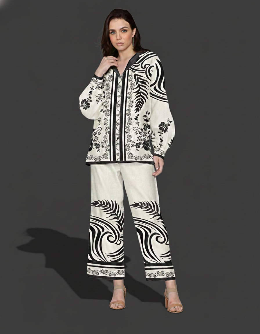 Co-Ord Set Ladies Unstitched 2 PC - #048