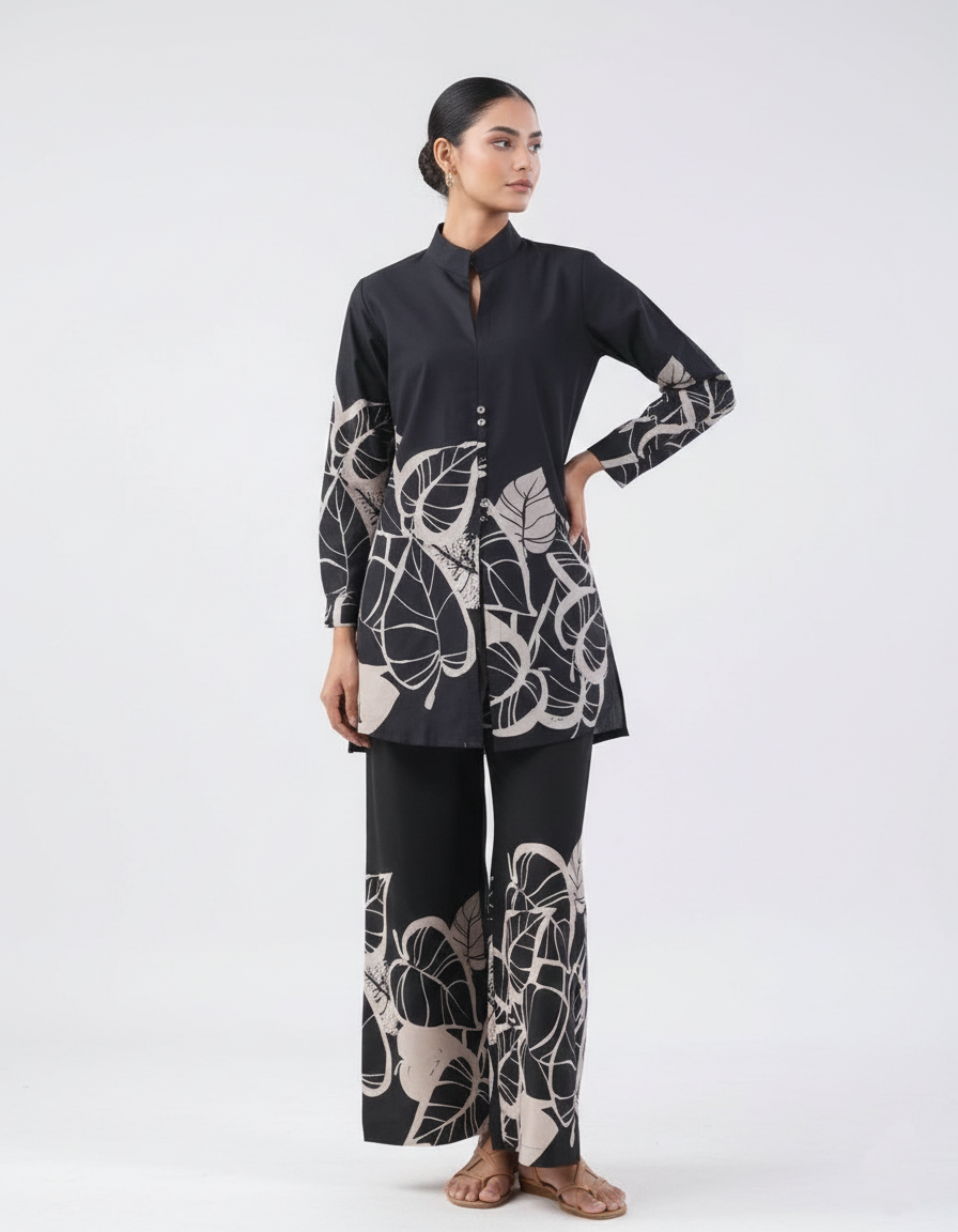 Co-Ord Set Ladies Unstitched 2 PC - #049