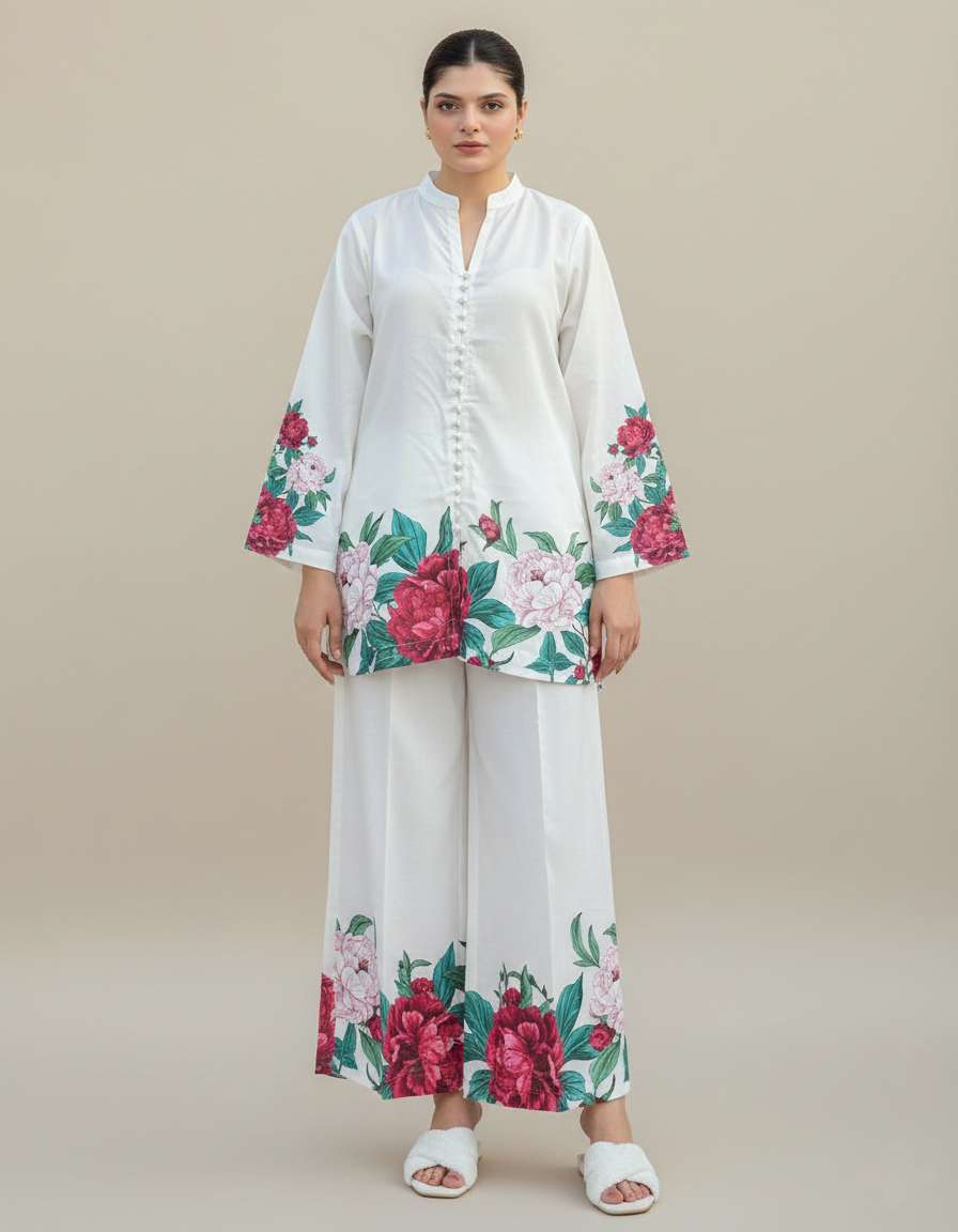 Co-Ord Set Ladies Unstitched 2 PC - #053