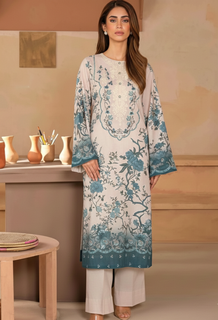 Co-Ord Set Ladies Unstitched 2 PC - #061