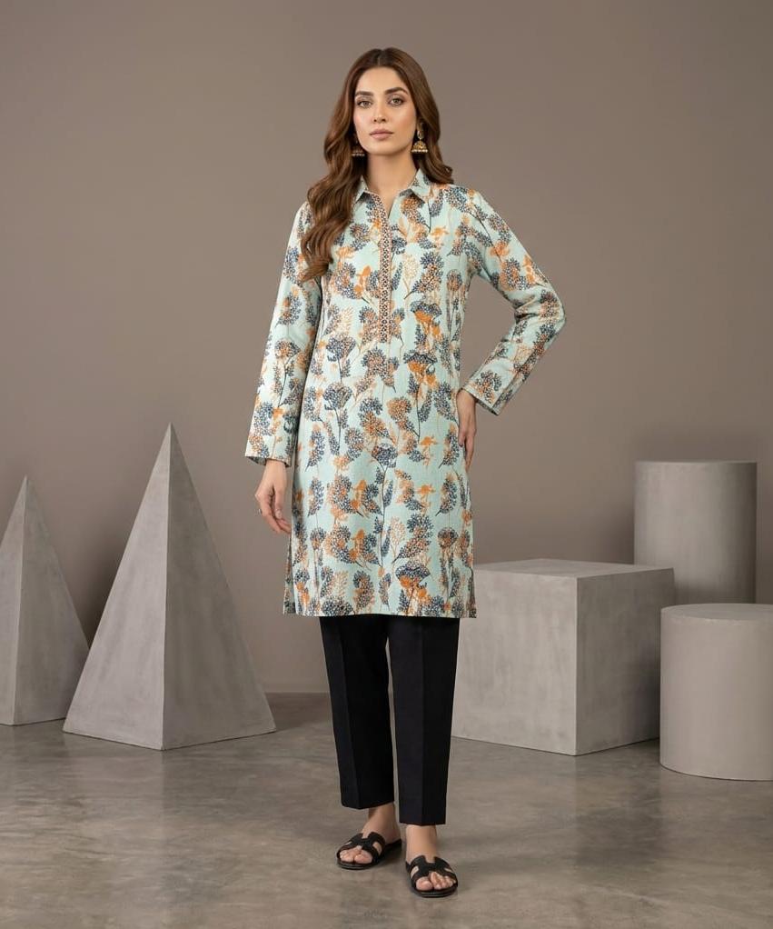 Lawn Ladies: 2-Piece Unstitched Floral Print #162