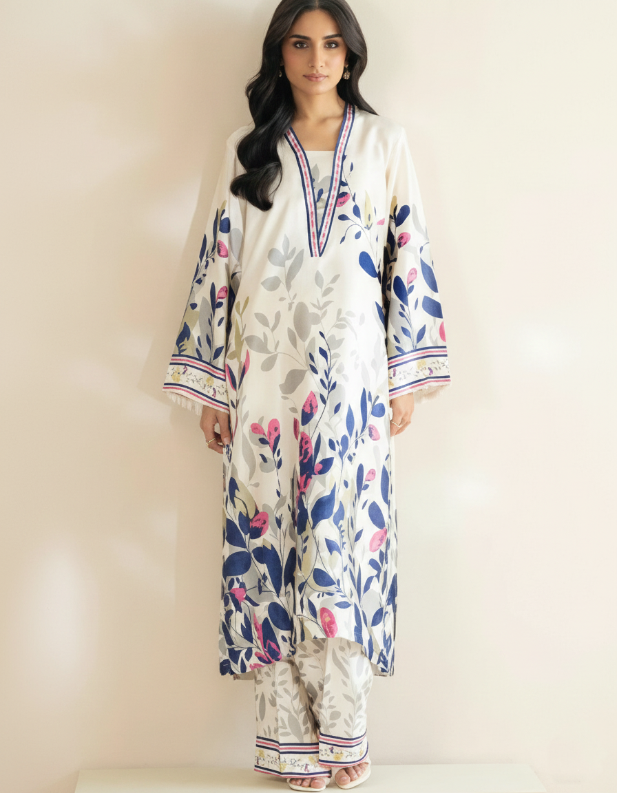 Co-Ord Set Ladies Unstitched 2 PC - #065