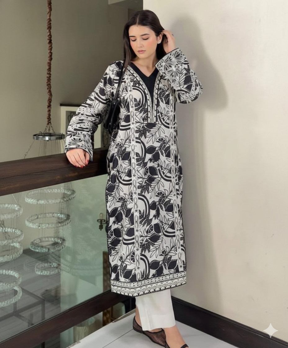 Co-Ord Set Ladies Unstitched 2 PC - #066