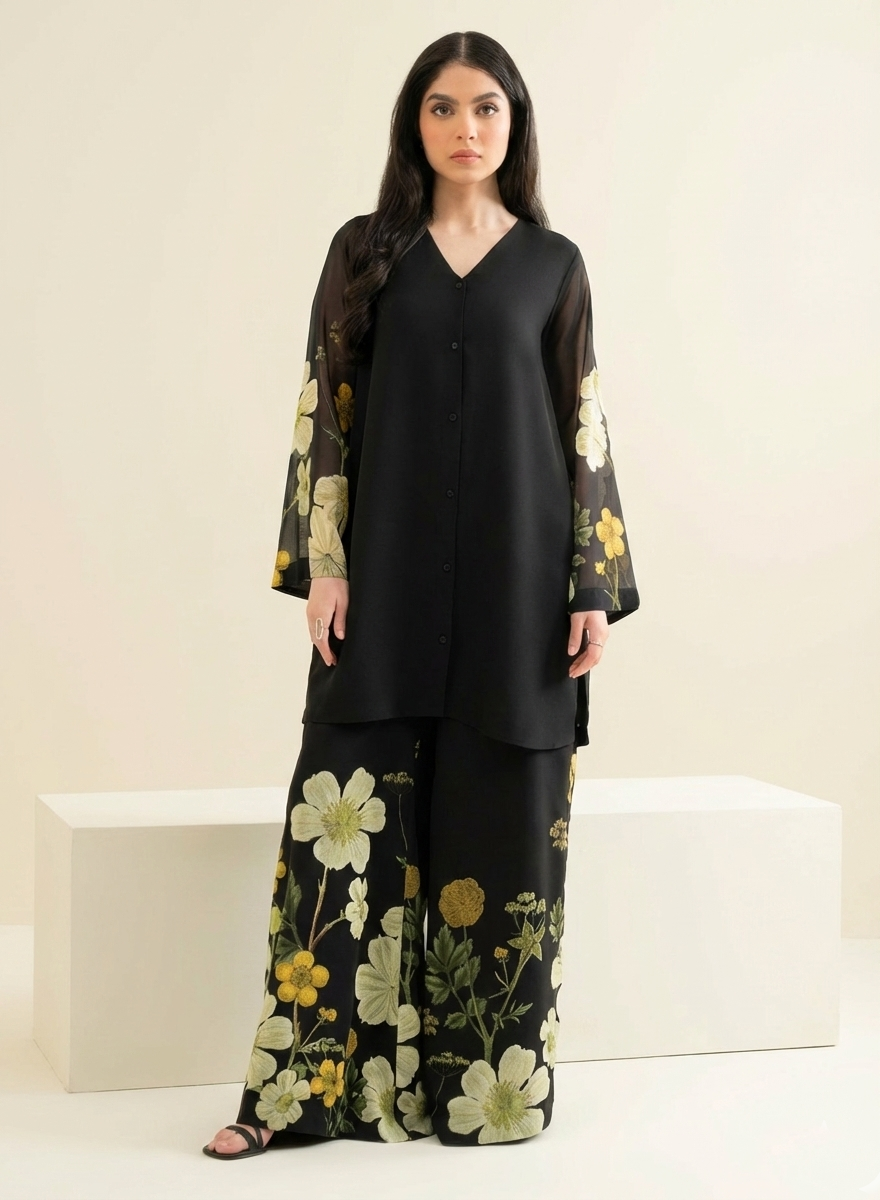 Co-Ord Set Ladies Unstitched 2 PC - #068