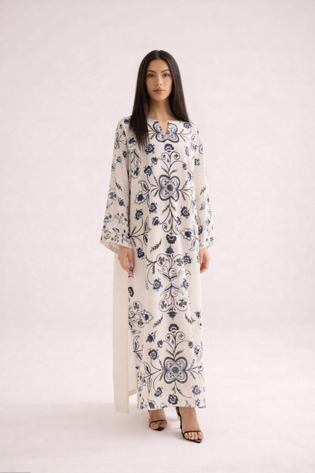 Long Co-Ord Set Ladies Unstitched 2 PC - #083