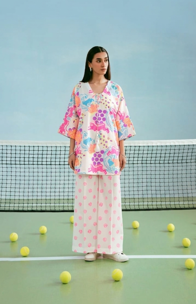 Co-Ord Set Ladies Unstitched 2 PC - #087