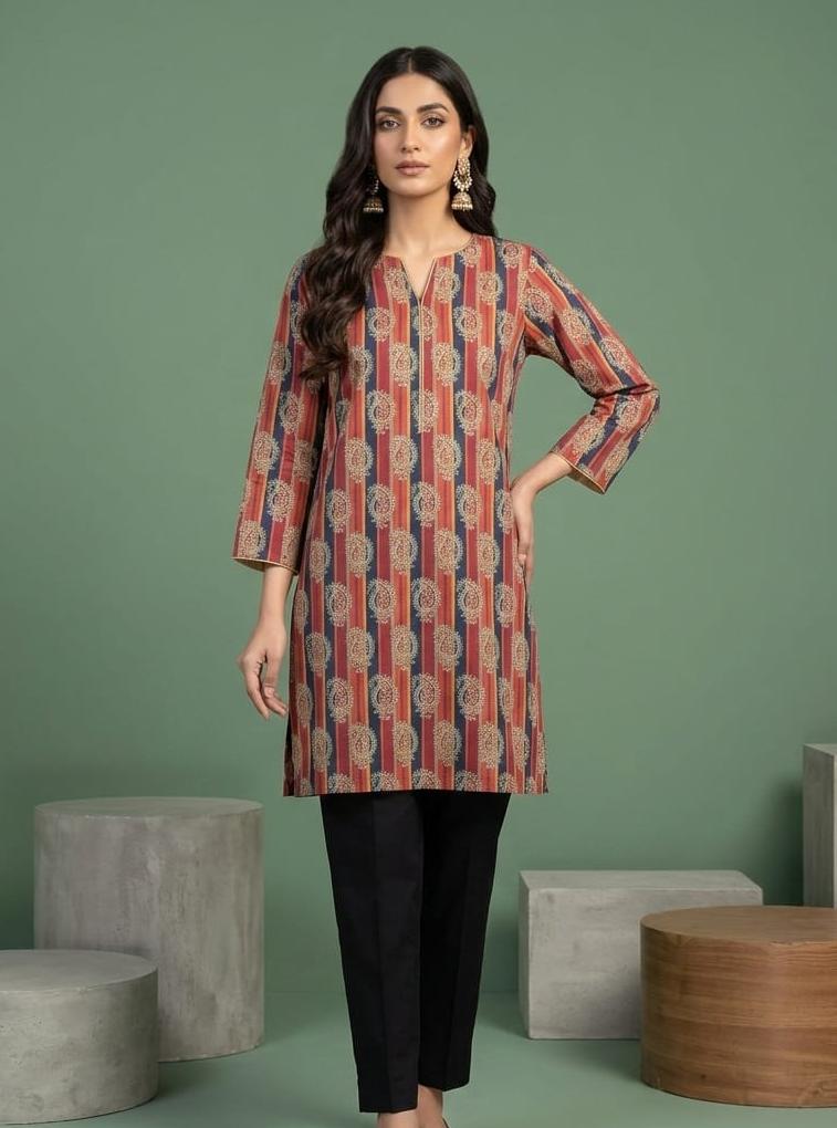 Lawn Ladies: 2-Piece Unstitched Floral Print #108