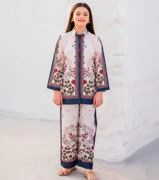 Co-Ord Set Ladies Unstitched 2 PC - #010