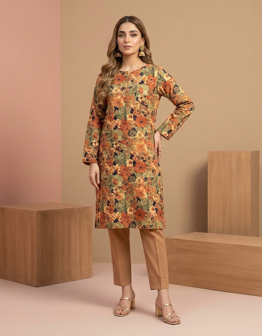 Lawn Ladies: 2-Piece Unstitched Floral Print #111