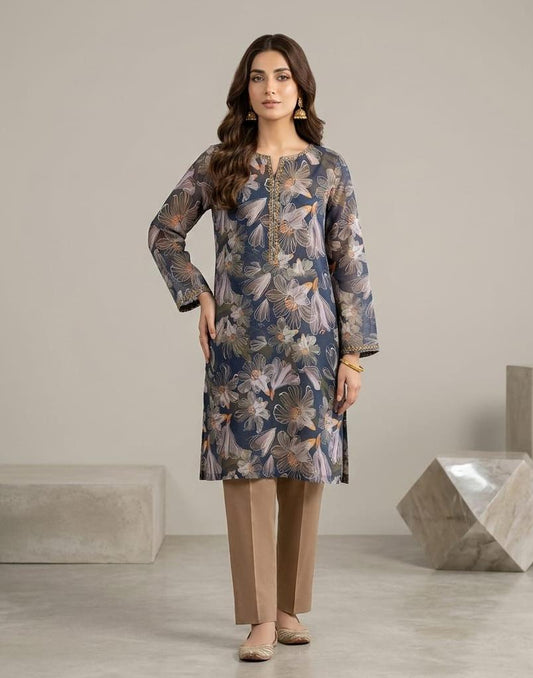 Lawn Ladies: 2-Piece Unstitched Floral Print #111