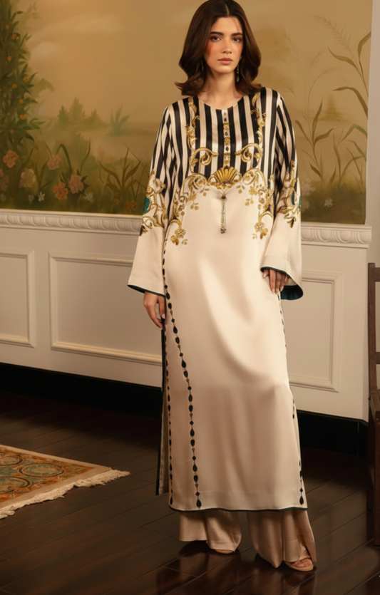 Co-Ord Set Ladies Unstitched 2 PC - #014