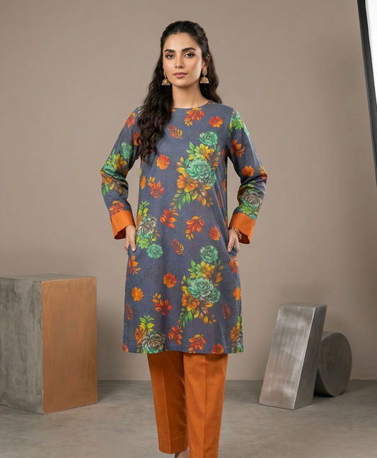 Lawn Ladies: 2-Piece Unstitched Floral Print #167