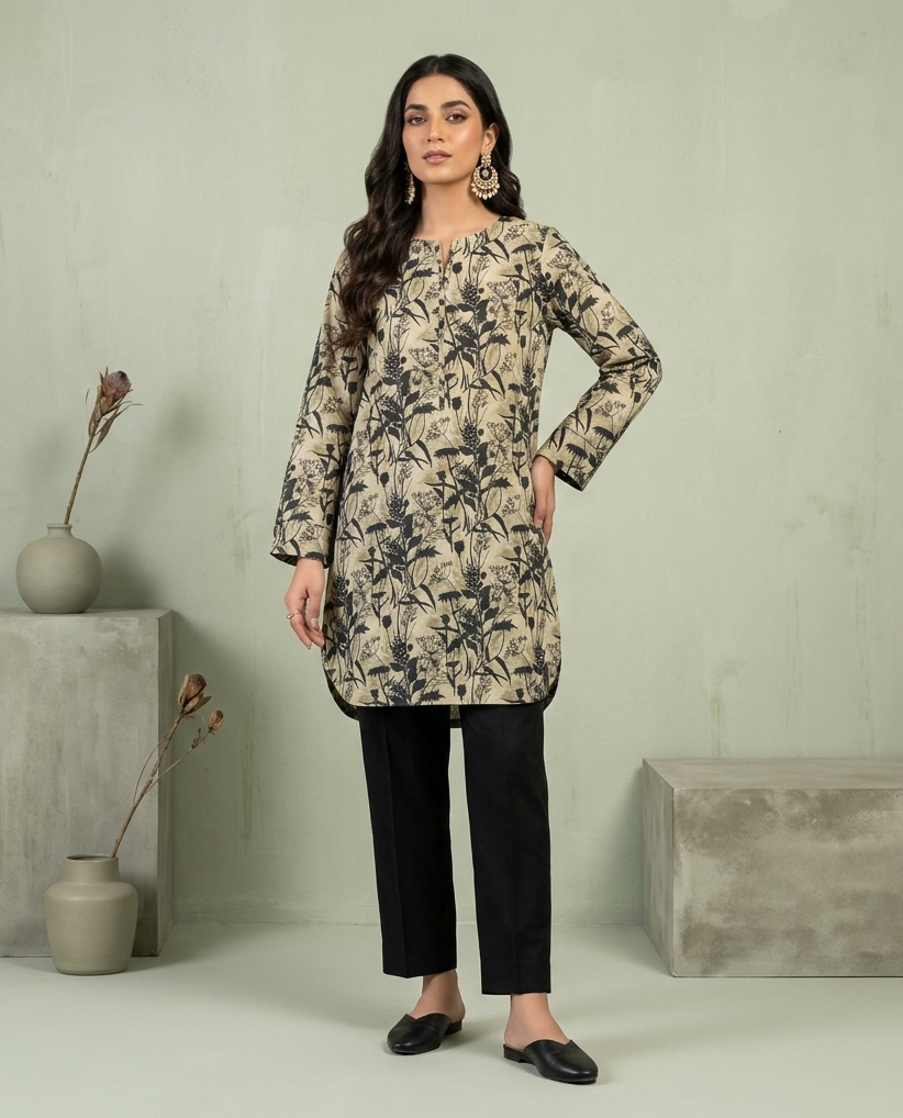 Lawn Ladies: 2-Piece Unstitched Floral Print #169