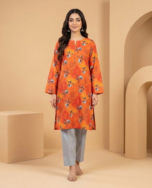 Lawn Ladies: 2-Piece Unstitched Floral Print #172