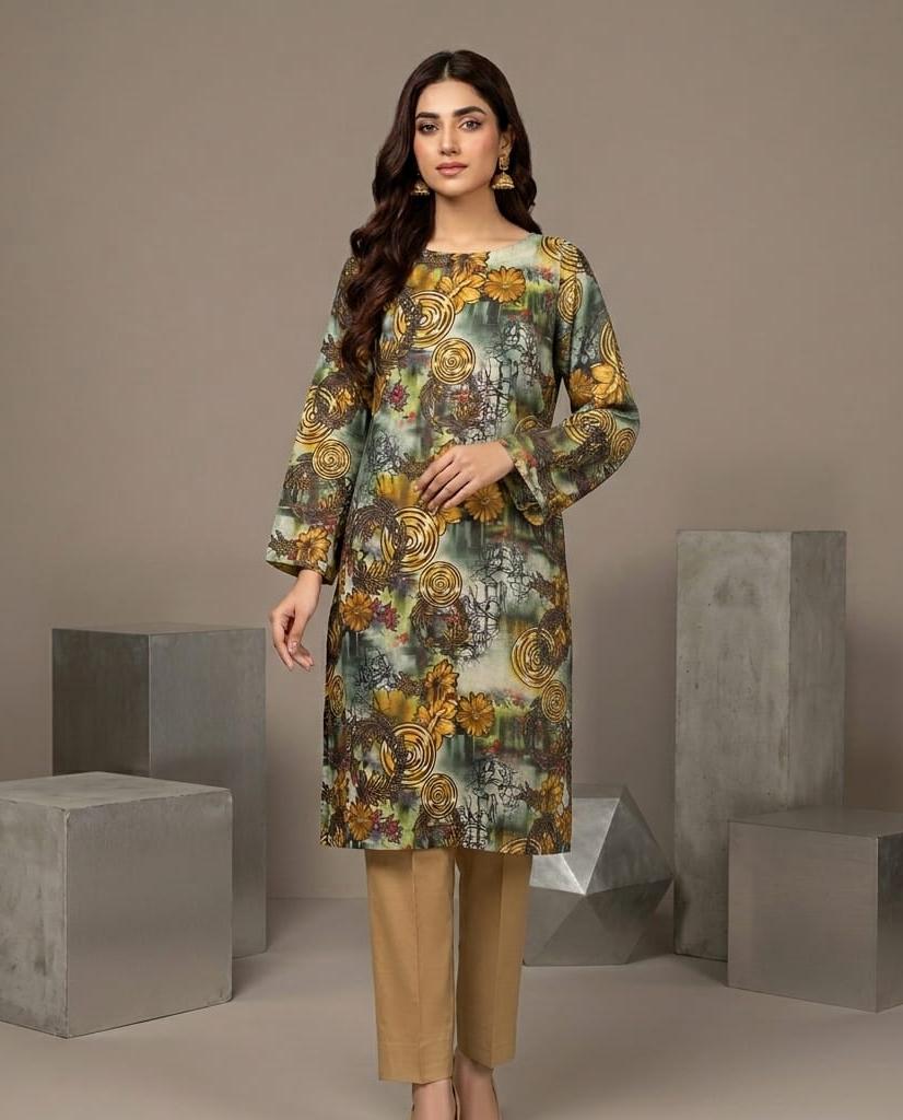 Lawn Ladies: 2-Piece Unstitched Floral Print #122