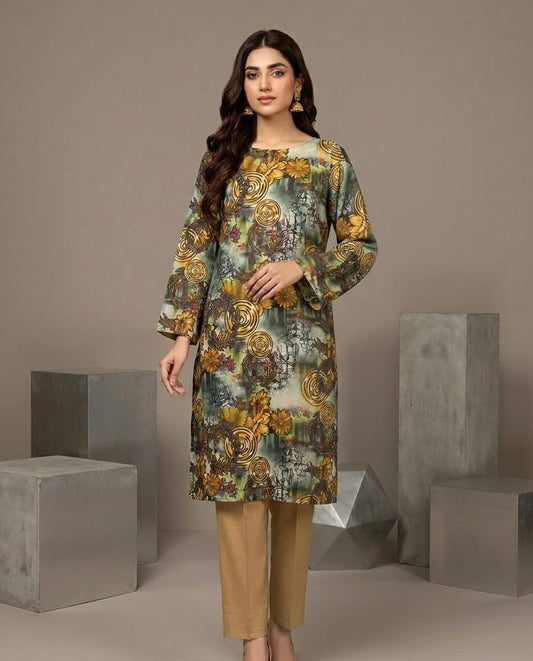 Lawn Ladies: 2-Piece Unstitched Floral Print #122