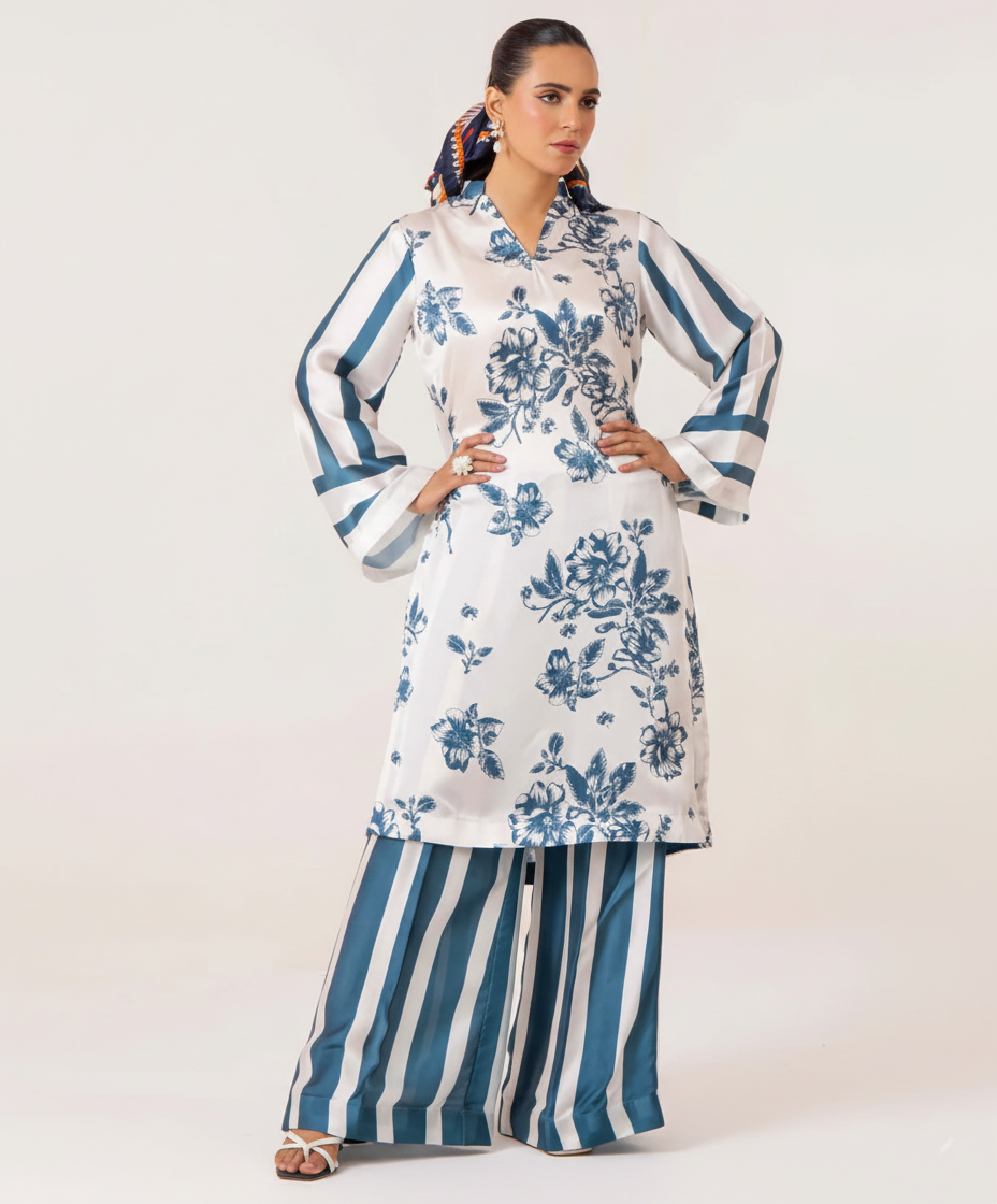 Co-Ord Set Ladies Unstitched 2 PC - #024