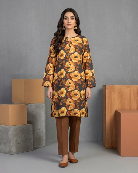 Lawn Ladies: 2-Piece Unstitched Floral Print #126