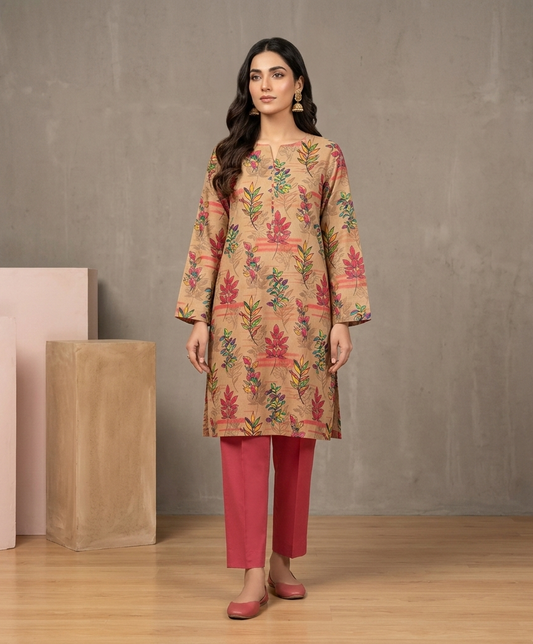 Lawn Ladies: 2-Piece Unstitched Floral Print #127