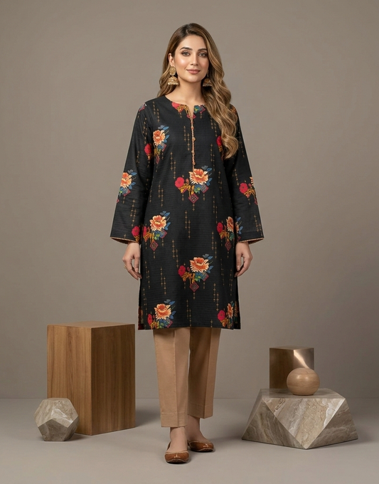 Lawn Ladies: 2-Piece Unstitched Floral Print #102