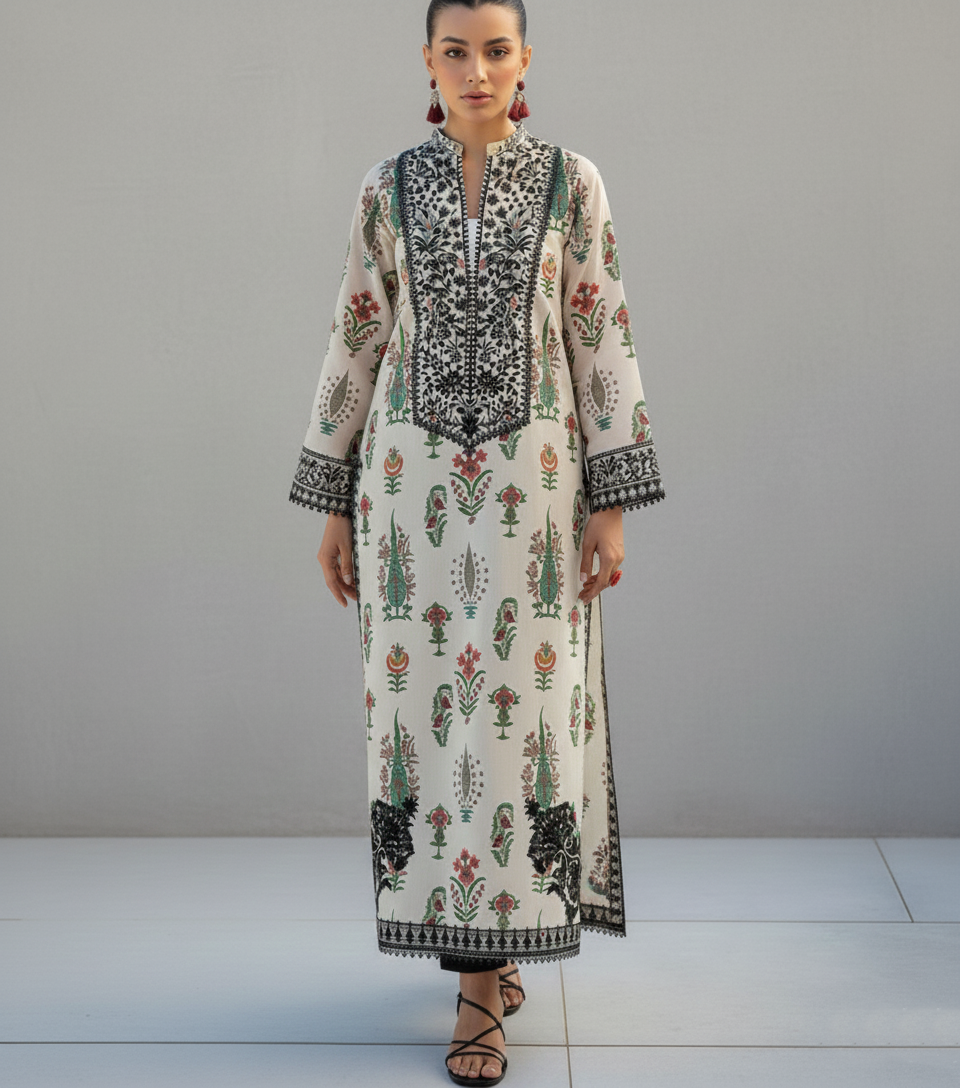 Co-Ord Set Ladies Unstitched 2 PC - #002