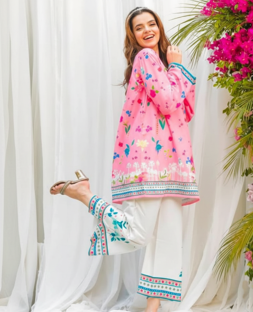 Co-Ord Set Ladies Unstitched 2 PC - #003