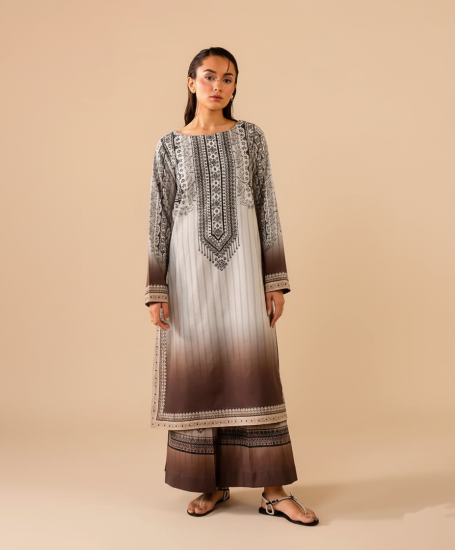 Co-Ord Set Ladies Unstitched 2 PC - #033