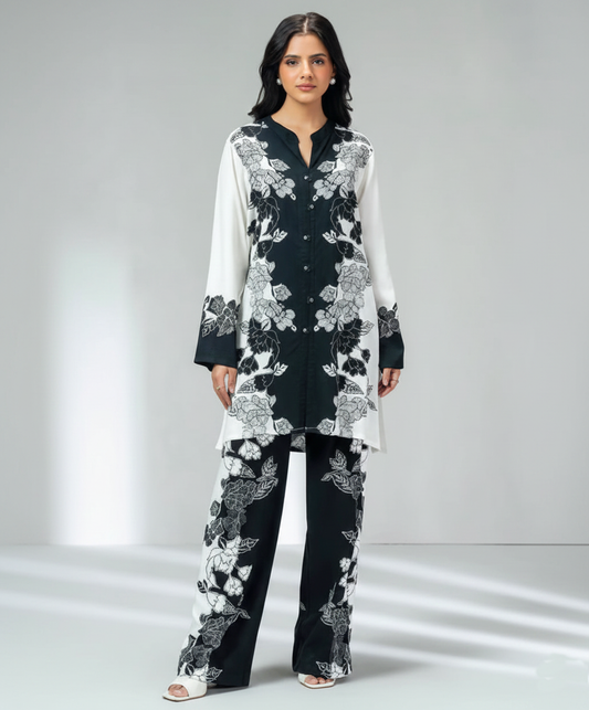 Co-Ord Set Ladies Unstitched 2 PC - #036