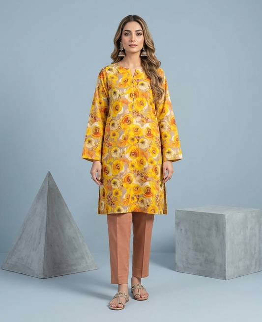 Lawn Ladies: 2-Piece Unstitched Floral Print #139