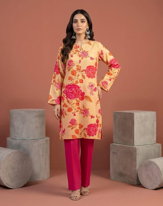 Lawn Ladies: 2-Piece Unstitched Floral Print #103