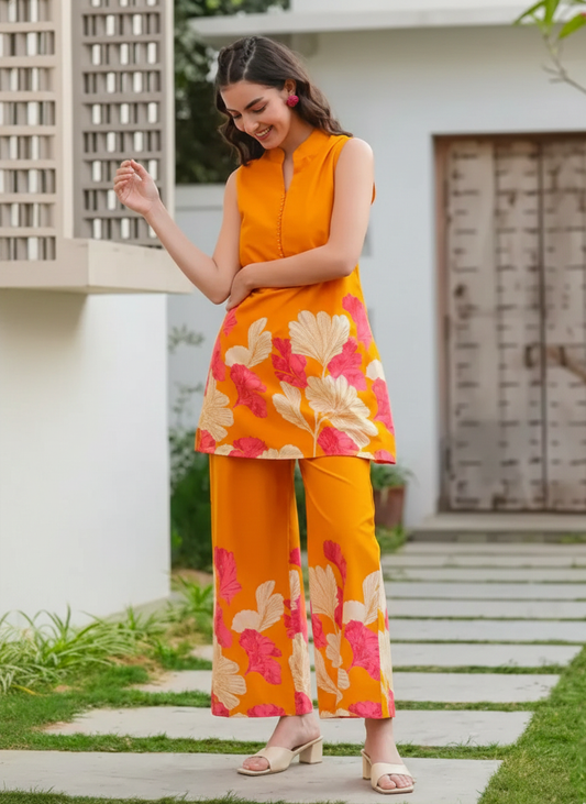 Co-Ord Set Ladies Unstitched 2 PC - #041