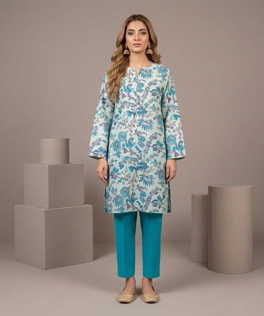 Lawn Ladies: 2-Piece Unstitched Floral Print #144
