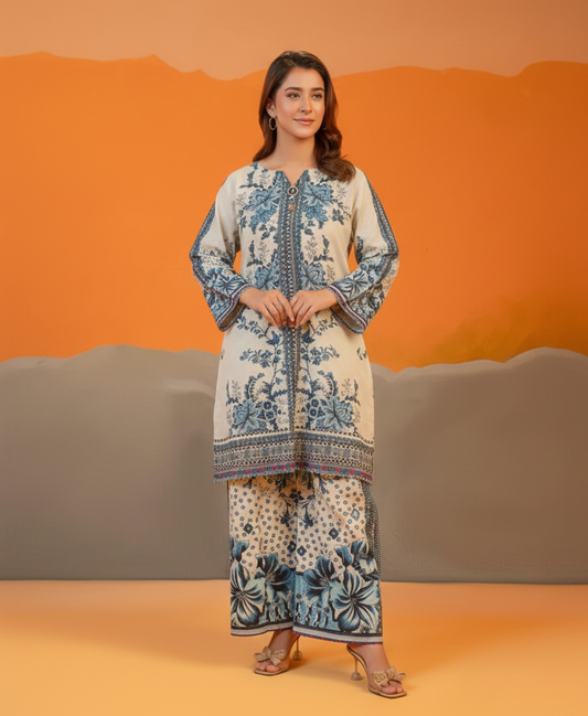 Co-Ord Set Ladies Unstitched 2 PC - #045