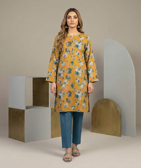 Lawn Ladies: 2-Piece Unstitched Floral Print #146