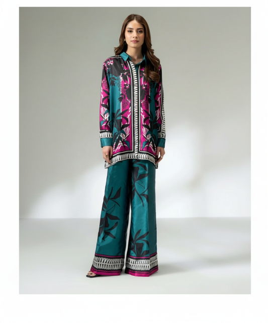 Co-Ord Set Ladies Unstitched 2 PC - #047