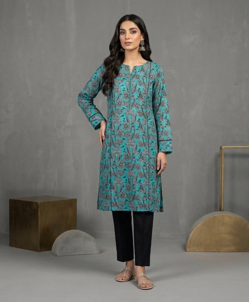 Lawn Ladies: 2-Piece Unstitched Floral Print #153