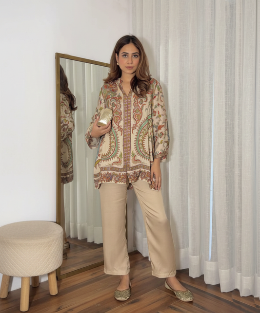 Co-Ord Set Ladies Unstitched 2 PC - #056