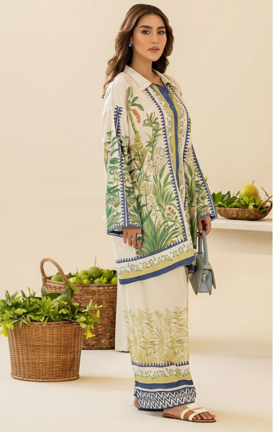 Co-Ord Set Ladies Unstitched 2 PC - #058