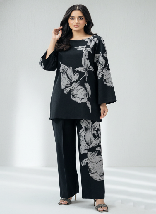 Co-Ord Set Ladies Unstitched 2 PC - #062