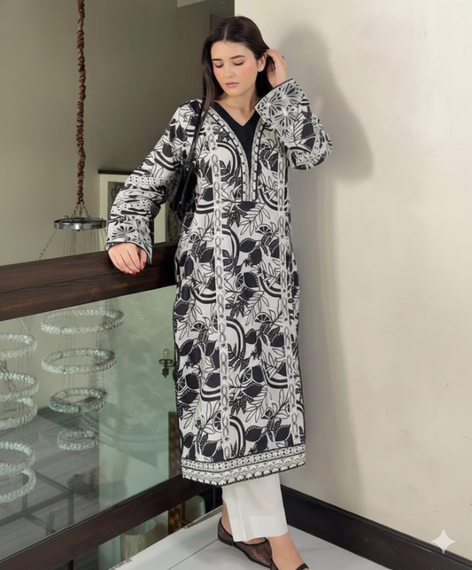 Co-Ord Set Ladies Unstitched 2 PC - #066