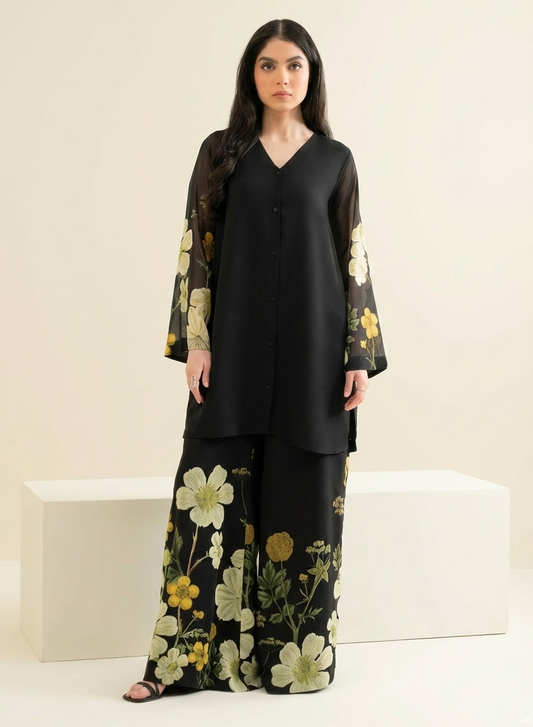 Co-Ord Set Ladies Unstitched 2 PC - #068