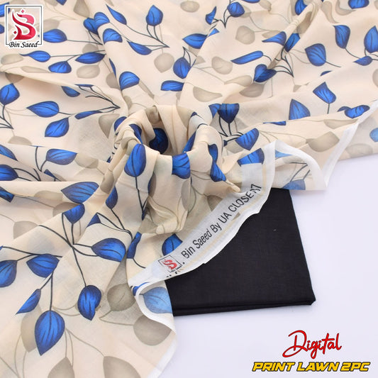 Lawn Ladies: 2-Piece Unstitched Floral Print #169