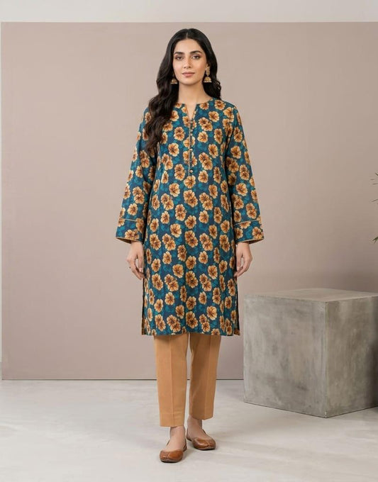 Lawn Ladies: 2-Piece Unstitched Floral Print #106