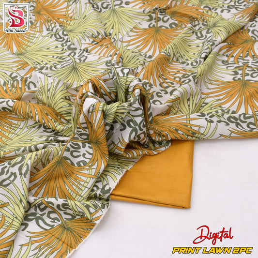 Lawn Ladies: 2-Piece Unstitched Floral Print #170
