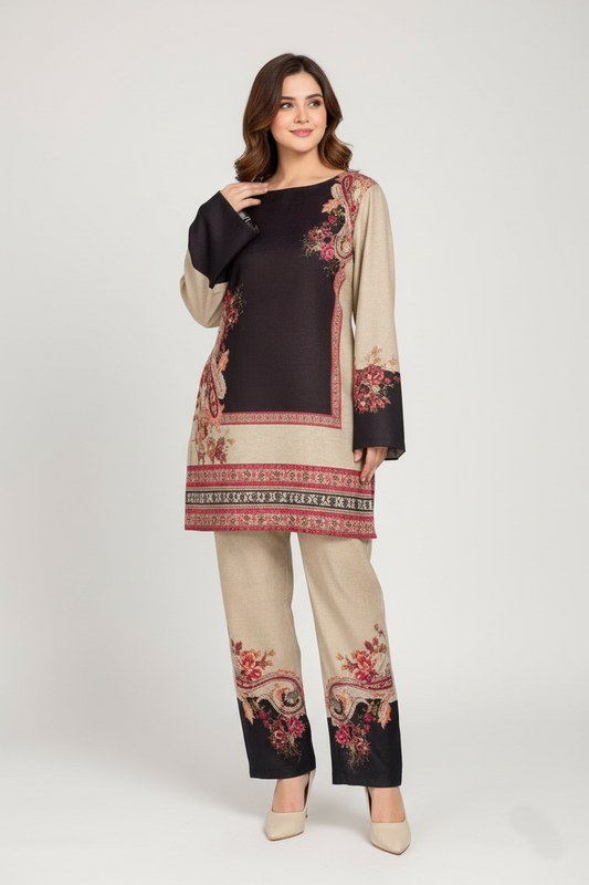 Co-Ord Set Ladies Unstitched 2 PC - #070