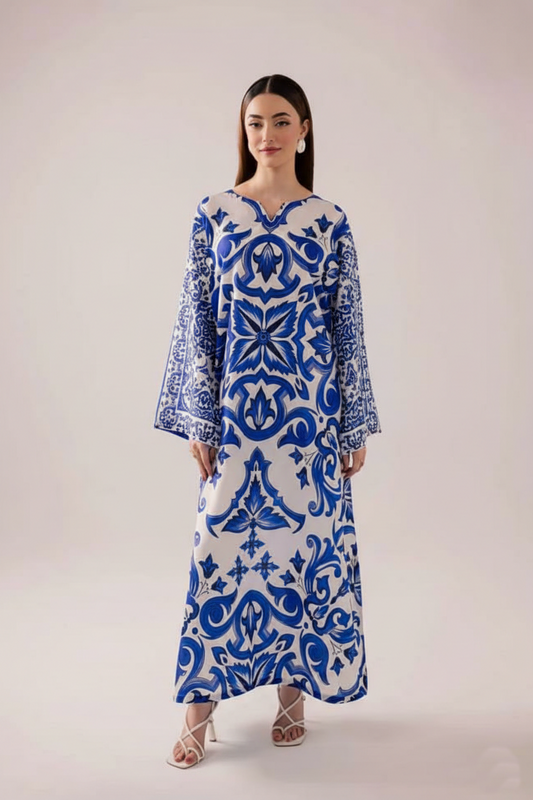 Long Co-Ord Set Ladies Unstitched 2 PC - #078