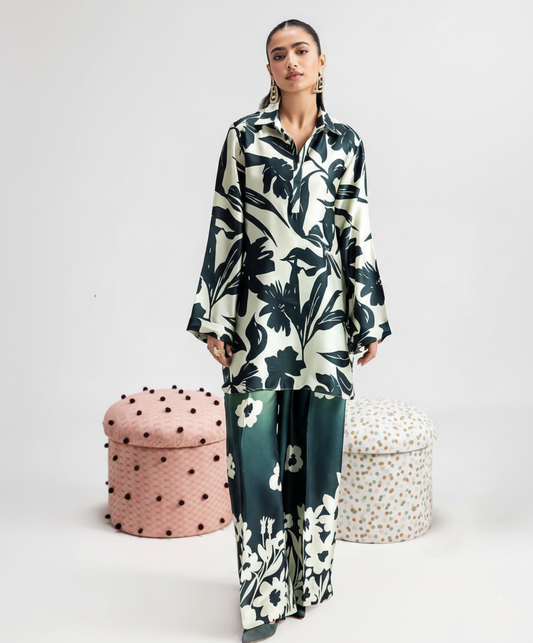 Co-Ord Set Ladies Unstitched 2 PC - #008