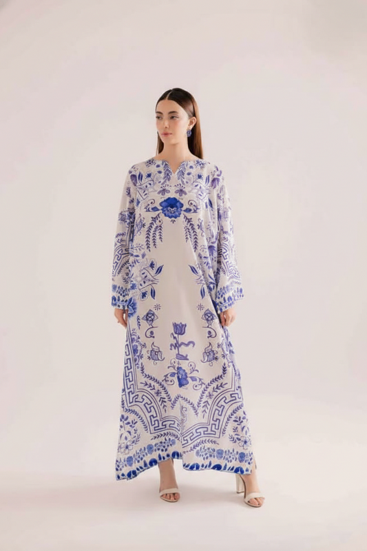 Long Co-Ord Set Ladies Unstitched 2 PC - #082